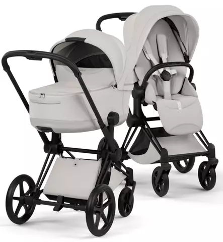 Cybex Priam Style Lastenvaunut matt black city grey wauva - Yhdistelmävaunut - 526000211-PYCG - 1
