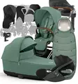 Cybex ePriam 4 Lastenvaunujen Starttipaketti lisävarusteilla leaf green wauva - Yhdistelmävaunut - 521002349-PLVLG - 1