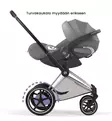 Cybex ePriam Style Sähköavusteiset Lastenvaunut chrome brown city grey wauva - Yhdistelmävaunut - 526000231-PYCG - 11