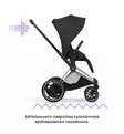 Cybex ePriam Style Sähköavusteiset Lastenvaunut chrome brown city grey wauva - Yhdistelmävaunut - 526000231-PYCG - 15