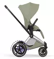 Cybex ePriam Style Sähköavusteiset Lastenvaunut chrome brown sage green wauva - Yhdistelmävaunut - 526000231-PYSG - 7