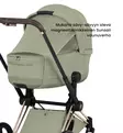 Cybex ePriam Style Sähköavusteiset Lastenvaunut chrome brown sage green wauva - Yhdistelmävaunut - 526000231-PYSG - 13