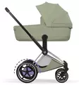 Cybex ePriam Style Sähköavusteiset Lastenvaunut chrome brown sage green wauva - Yhdistelmävaunut - 526000231-PYSG - 4