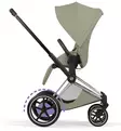 Cybex ePriam Style Sähköavusteiset Lastenvaunut chrome brown sage green wauva - Yhdistelmävaunut - 526000231-PYSG - 5