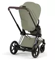 Cybex ePriam Style Sähköavusteiset Lastenvaunut chrome brown sage green wauva - Yhdistelmävaunut - 526000231-PYSG - 8
