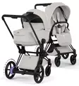 Cybex ePriam Style Sähköavusteiset Lastenvaunut matt black city grey wauva - Yhdistelmävaunut - 526000243-PYCG - 1