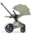 Cybex ePriam Style Sähköavusteiset Lastenvaunut matt black sage green wauva - Yhdistelmävaunut - 526000243-PYSG - 7