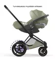 Cybex ePriam Style Sähköavusteiset Lastenvaunut matt black sage green wauva - Yhdistelmävaunut - 526000243-PYSG - 12