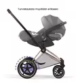 Cybex ePriam Style Sähköavusteiset Lastenvaunut rose gold city grey wauva - Yhdistelmävaunut - 526000255-PYCG - 11