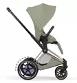 Cybex ePriam Style Sähköavusteiset Lastenvaunut rose gold sage green wauva - Yhdistelmävaunut - 526000255-PYSG - 8
