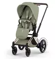 Cybex ePriam Style Sähköavusteiset Lastenvaunut rose gold sage green wauva - Yhdistelmävaunut - 526000255-PYSG - 3