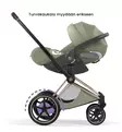 Cybex ePriam Style Sähköavusteiset Lastenvaunut rose gold sage green wauva - Yhdistelmävaunut - 526000255-PYSG - 12