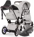 Cybex ePriam Style Sähköavusteiset Lastenvaunut Starttipaketti Cloud T turvakaukalolla ja jalustalla rose gold city grey wauva - Yhdistelmävaunut - 526000255SPYCG - 1