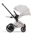 Cybex ePriam Style Sähköavusteiset Lastenvaunut Starttipaketti Cloud T turvakaukalolla ja jalustalla rose gold city grey wauva - Yhdistelmävaunut - 526000255SPYCG - 8