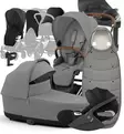 Cybex Priam 4 Lastenvaunujen Starttipaketti lisävarusteilla mirage grey wauva - Yhdistelmävaunut - 521002319-PLVMG - 1
