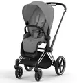 Cybex Priam 4 Lastenvaunujen Starttipaketti lisävarusteilla mirage grey wauva - Yhdistelmävaunut - 521002325-PLVMG - 3