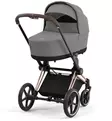 Cybex Priam 4 Lastenvaunujen Starttipaketti lisävarusteilla mirage grey wauva - Yhdistelmävaunut - 521002337-PLVMG - 2