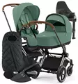 Cybex Priam 4 Lastenvaunujen Starttipaketti turvakaukalolla ja jalustalla + Snøgga lämpöpussi wauva - Yhdistelmävaunut - 521002319-SNPLG - 1