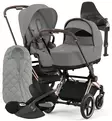 Cybex Priam 4 Lastenvaunujen Starttipaketti turvakaukalolla ja jalustalla + Snøgga lämpöpussi wauva - Yhdistelmävaunut - 521002337-SNPMG - 1