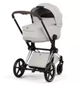 Cybex Priam Style Lastenvaunujen Starttipaketti Cloud T turvakaukalolla ja jalustalla chrome brown city grey wauva - Yhdistelmävaunut - 526000201SPYCG - 14