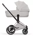 Cybex Priam Style Lastenvaunujen Starttipaketti Cloud T turvakaukalolla ja jalustalla chrome brown city grey wauva - Yhdistelmävaunut - 526000201SPYCG - 5