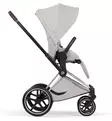 Cybex Priam Style Lastenvaunujen Starttipaketti Cloud T turvakaukalolla ja jalustalla chrome brown city grey wauva - Yhdistelmävaunut - 526000201SPYCG - 8