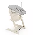Stokke Tripp Trapp tuoli + Newborn Set Starttipaketti vanilla white wauva - Syöttötuolit - 100142-PNBG - 1
