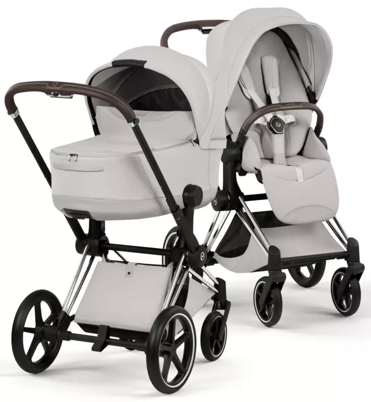 Cybex Priam Style Lastenvaunut chrome brown city grey wauva - Yhdistelmävaunut - 526000201-PYCG - 1