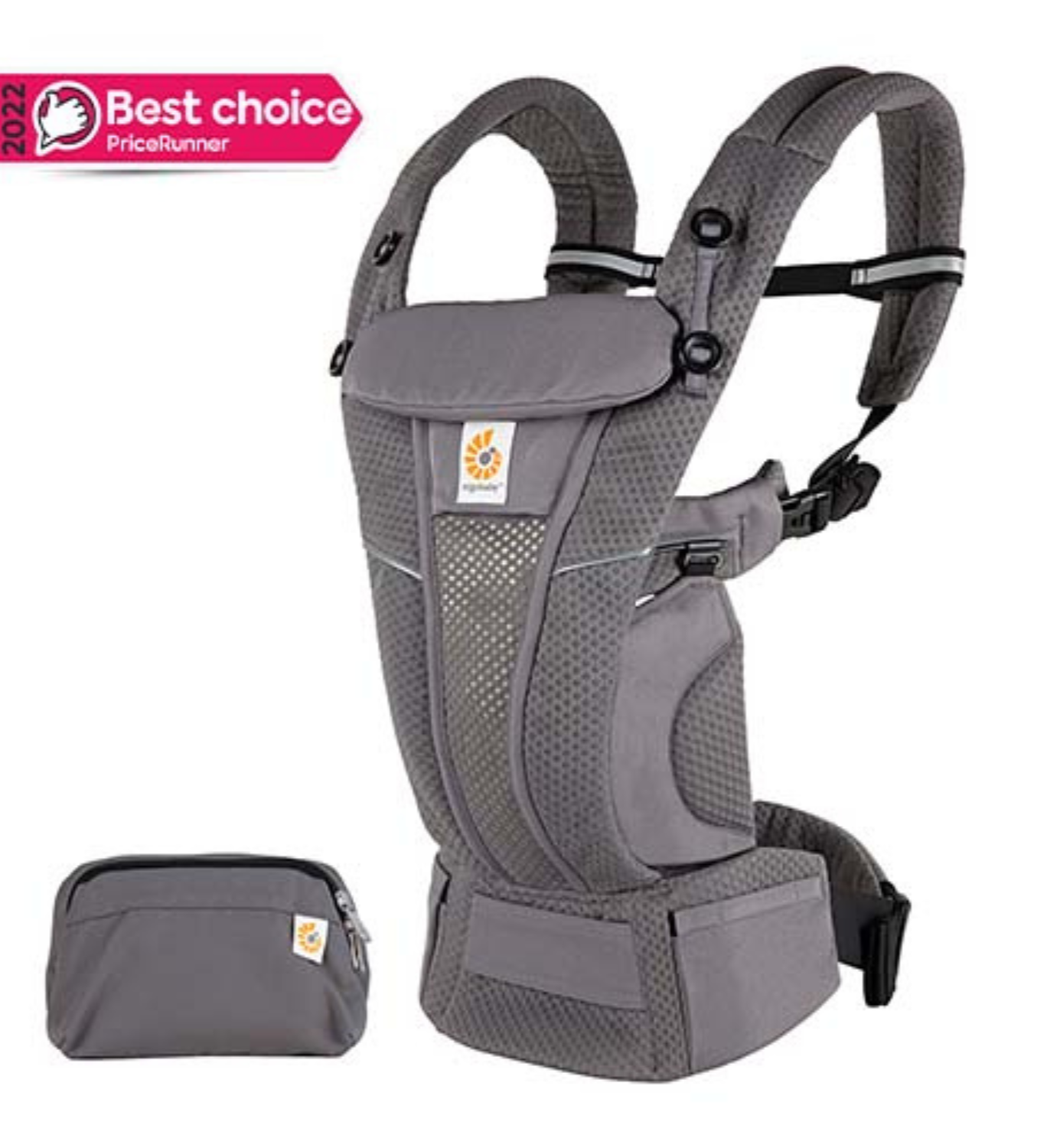 Ergobaby Omni Breeze kantoreppu Graphite Grey verkkokauppa