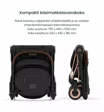 Cybex Coya Matkarattaiden Starttipaketti hyönteissuojalla white wauva - Matkarattaat - 522004265-PH - 2