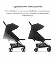 Cybex Coya Matkarattaiden Starttipaketti hyönteissuojalla black wauva - Matkarattaat - 522004315-PH - 3
