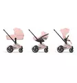 Cybex ePriam Style Lastenvaunujen All-in-One Starttipaketti Peach Pink rose gold wauva - Yhdistelmävaunut - 526000255PALLPEACH - 12