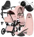Cybex Priam Style Lastenvaunujen All-in-One Starttipaketti peach pink matt black wauva - Yhdistelmävaunut - 526000211PALLPEACH - 1