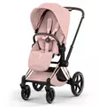 Cybex Priam Style Lastenvaunujen All-in-One Starttipaketti Peach Pink Rose gold wauva - Yhdistelmävaunut - 526000221PALLPEACH - 3