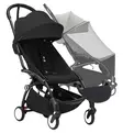 Stokke YOYO³ Starttipaketti jalkatuella ja hyönteissuojalla musta wauva - Matkarattaat - 646002-KPJH - 1