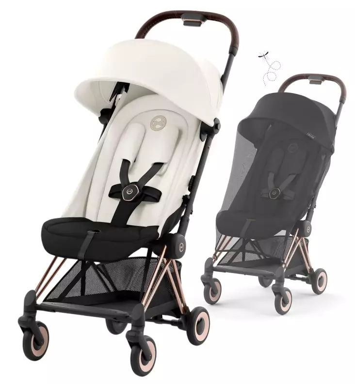 Cybex Coya Matkarattaiden Starttipaketti hyönteissuojalla white wauva - Matkarattaat - 522004265-PH - 1