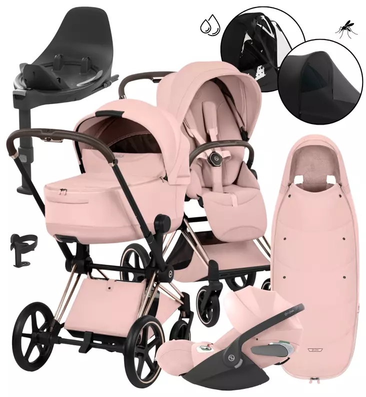 Cybex Priam Style Lastenvaunujen All-in-One Starttipaketti - Yhdistelmävaunut - 526000221PALLPEACH - 1
