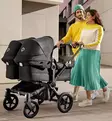 Bugaboo_Donkey5_twin_tuplavaunut_kaksosten_vaunut_Midnight_black_musta_wauva - Kaksos- ja sisarusrattaat - 100000002-TWI - 2