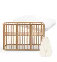 Stokke Nighti Pinnasänky Starttipaketti patjalla ja unipussilla natural wauva - Pinnasängyt ja kehdot - 705401-KPI - 1