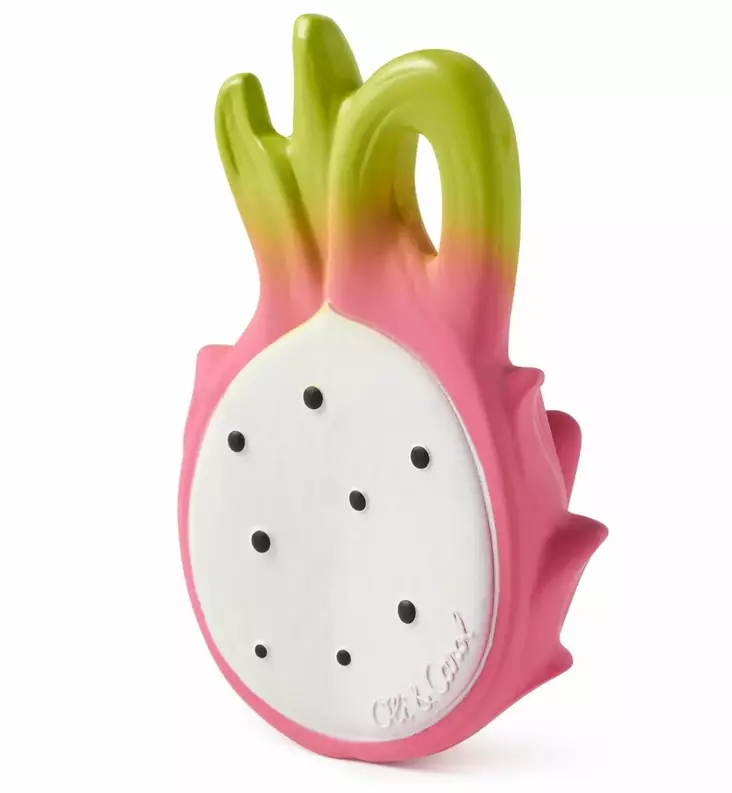 Oli&Carol Pitaya purulelu kylpylelu ekologinen eettinen wauva - Purulelut - L-DRAGON-FRUIT-UNI - 1