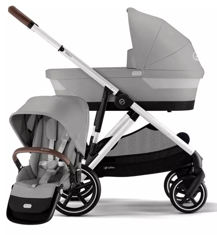 Cybex Gazelle S Lastenvaunujen Starttipaketti Sisaristuimella grey wauva - Yhdistelmävaunut - 524001289-PSI - 1