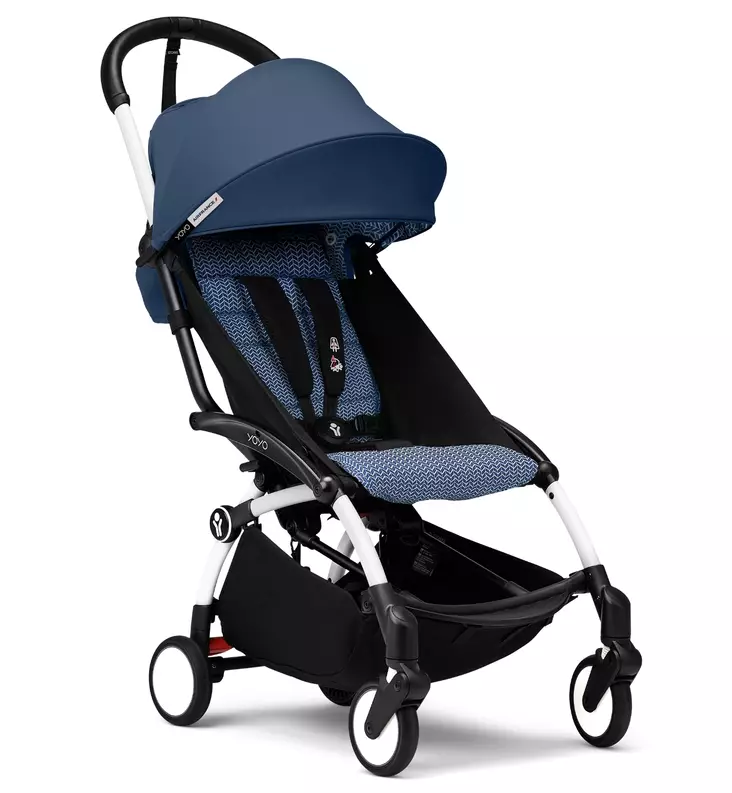 Stokke Yoyo3 Matkarattaat mustalla rungolla air france blue wauva - Matkarattaat - 646001-PAI - 1