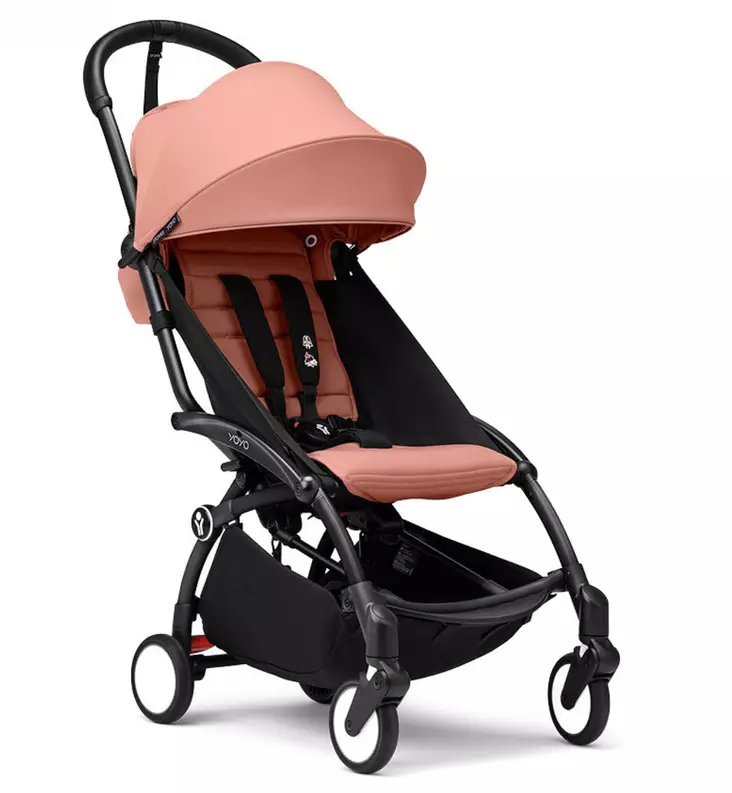 Stokke Yoyo3 Matkarattaat mustalla rungolla ginger wauva - Matkarattaat - 646002-PGI - 1