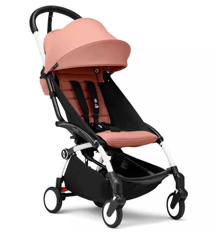 Stokke Yoyo3 Matkarattaat valkoisella rungolla ginger wauva - Matkarattaat - 646001-PGI - 1