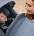Thule Maple Turvakaukalo Starttipaketti Alfi jalustalla ja jalkapeitteellä light grey wauva - ISOFIX turvakaukalot - 14000003-PJJ - 33