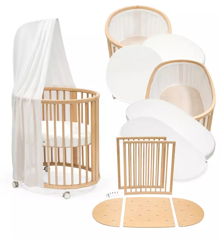 Stokke Sleepi Mini V3 Pinnas=C3=A4nky All-in-One Starttipaketti Reunap=
ehmuste, Suojalakana, Muotolakana, Katosverho, Verhotanko, Jatkopalat =
Wauva Natural - Pinnasängyt ja kehdot - 591301-PSJ - 1