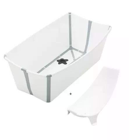 Stokke_FlexiBath_kylpyamme_kylvetystuki_white_wauva - Vauvan kylvettäminen - 531901-PK - 1