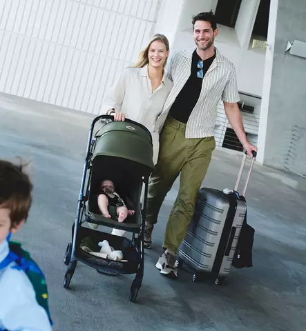 Bugaboo Butterfly 2 Matkarattaiden Starttipaketti kuljetuslaukulla forest green wauva - Matkarattaat - 100338025-PK - 2