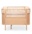 Sebra Pinnasänky Baby&Jr. Starttipaketti Harmony Patjalla wooden wauva - Pinnasängyt ja kehdot - 200130043-PK - 8