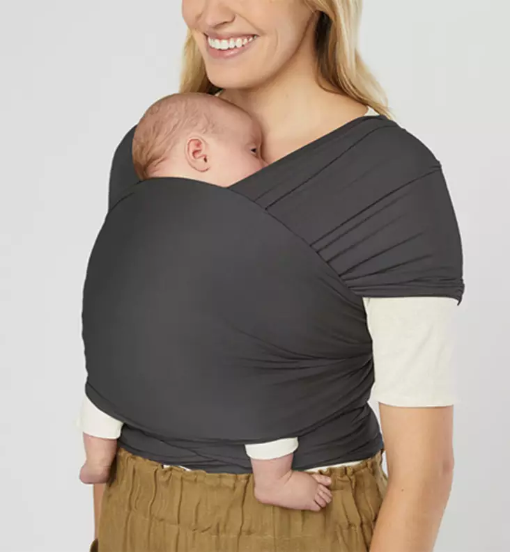 Ergobaby_Aura_Wrap_Knit_Kantoliina_Cream_Wauva - Kantoliinat - WLASKSFTBLK - 1